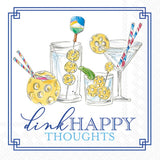 Pickleball Drinks Paper Cocktail Napkins (Pack of 20)