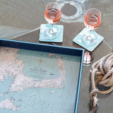 Cape Cod Square Coasters (Set of 4)