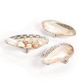 Ornamented Cabebe Shell Decorative Footed Tray (Assorted Designs)