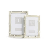 Silver Faux Bamboo Photo Frame (Assorted Sizes)