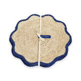 Handwoven Scalloped Edge Placemats (Set of 4)
