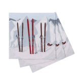 Nordic Ski Paper Napkins (Pack of 20)