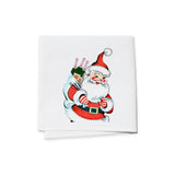 Holiday Cocktail Napkins - Santa's Champagne Gift (Set of 4)