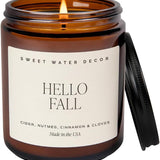 "Hello Fall" Scented Candle