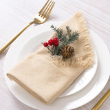 Cotton Linen Napkins (Assorted Colors)