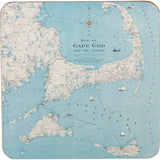 Cape Cod Square Coasters (Set of 4)
