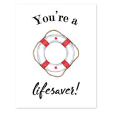 Lifesaver Greeting Card
