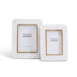 White Marble Photo Frame (Assorted Sizes)