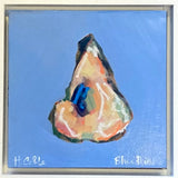 “Blue Point” 6”x6” Original Oyster Painting