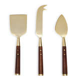 Acacia Cheese Knives in Gift Box (Set of 3)