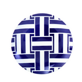 Blue Stripes Nautical Salad Plate