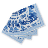 Blue Willow 3-Ply Paper Cocktail Napkin (Pack of 30)