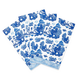 Blue Willow 3-Ply Paper Dinner Napkin / Guest Towel (Pack of 20)