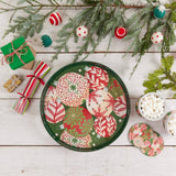 Scandi Ornaments 15 Inch Round Tray