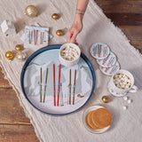 Nordic Ski 15 Inch Round Tray