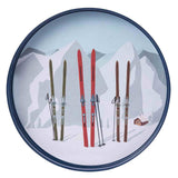 Nordic Ski 15 Inch Round Tray