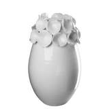 White Vase with Petals