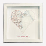"Duxbury" Framed Map Art