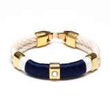 Kingston Bracelet - Ivory/Navy/White/Gold