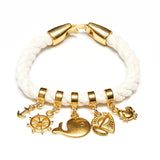 Cotuit Bracelet - Ivory/Gold