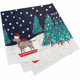 Ski Dog Paper Cocktail Napkins
