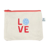 "Love" Pickleball Embroidered Bittie Bag