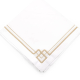 Interlocking Greek Key Napkin (Set of 2) - Assorted Colors