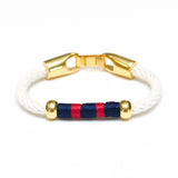 Liberty Bracelet - Ivory/Navy/Red/Gold