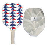 Designer Pickleball Set: Home in Harmony Designs Paddle x Kravet Couture Paddle Cover (Assorted Styles)