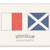 Hingham Nautical Flags Sign