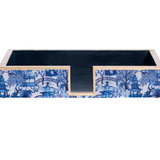 Enameled Guest Towel Tray
