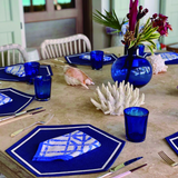 Blue Bamboo Napkins (Set of 4)