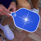You've Been Schooled Pickleball Paddle in Blue x Home in Harmony Designs
