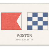 Boston Nautical Flags Sign