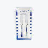 Yacht Club Blue & White Cheese Spreaders