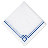 Interlocking Greek Key Napkin (Set of 2) - Assorted Colors