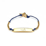 Chappie Bracelet - Navy/Gold - Nantucket
