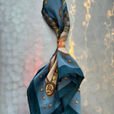 Decorative Scarf with Ring Clasp