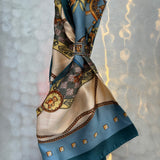 Decorative Scarf with Ring Clasp