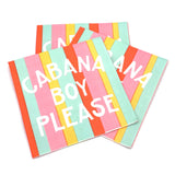 "Cabana Boy Please" Party Cocktail Napkins (Pack of 20)