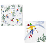 Down The Slope Ceramic Coaster