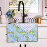 Blue Hydrangea Kitchen Tea Towel