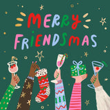"Merry Friendsmas" Christmas Cocktail Napkins (Pack of 20)