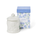 Hydrangea Relief Filled Candle in Gift Box