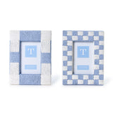 Hand-Woven Blue and White Pattern 4" x 6" Photo Frame (Assorted Styles)