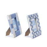 Hand-Woven Blue and White Pattern 4" x 6" Photo Frame (Assorted Styles)