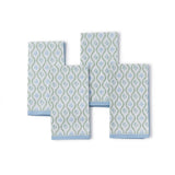 Coastal Block Print Cotton Cloth Napkins (Set of 4)