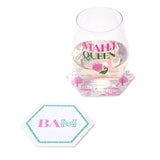 "Let's Mahj" Paper Coasters Set in Gift Box (Set of 24)