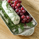 Shell Handled Silver Tray