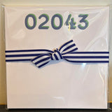 Hingham 02043 Zip Code Doodle Notepad (Assorted Colors)